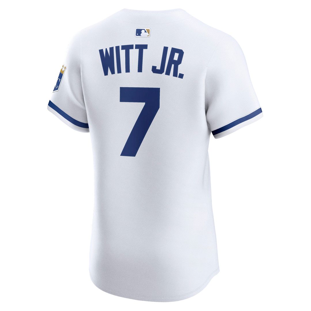 Kansas City Royals Bobby Witt Jr. Nike Home ElitePlayer Jersey - White