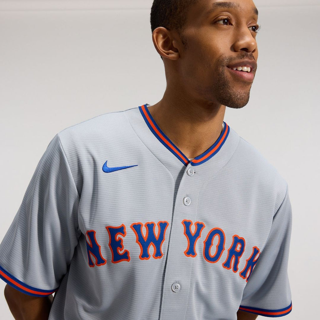 New York Mets Juan Soto Nike Road Replica Jersey - Gray