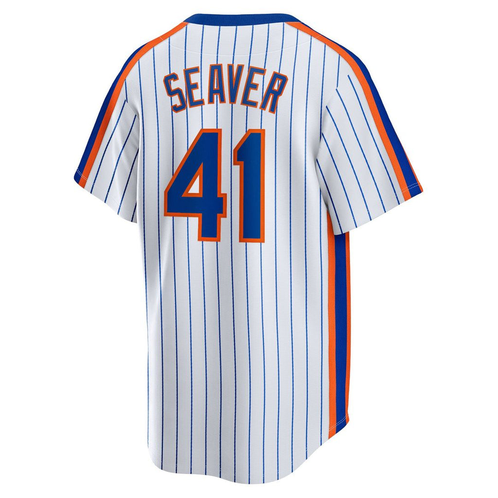 New York Mets Tom Seaver Nike Home Cooperstown Player Jersey - White