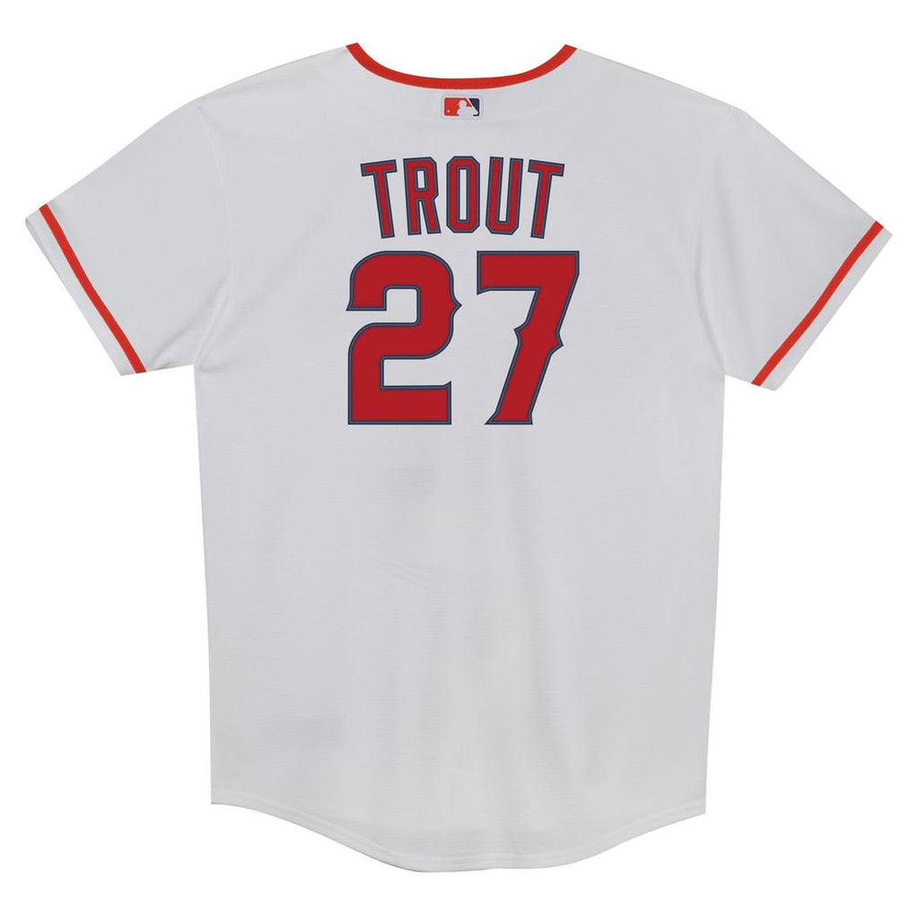 Los Angeles Angels Mike Trout Nike Preschool Home Replica Player Jersey - White
