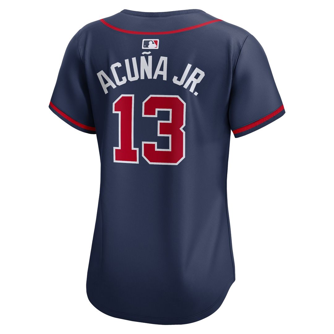 Atlanta Braves Ronald Acuña Jr. Nike Women's Alternate Limited Player Jersey – Navy
