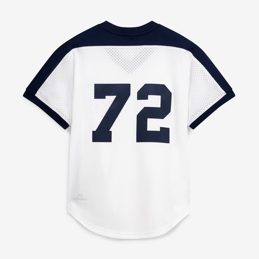 Chicago White Sox Carlton Fisk Mitchell & Ness Authentic Batting Practice Jersey - White