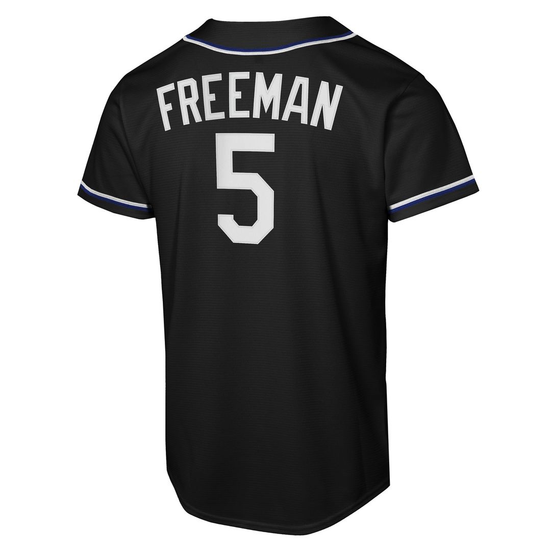 Los Angeles Dodgers Freddie Freeman Nike Youth Fashion Replica Player Jersey - Black