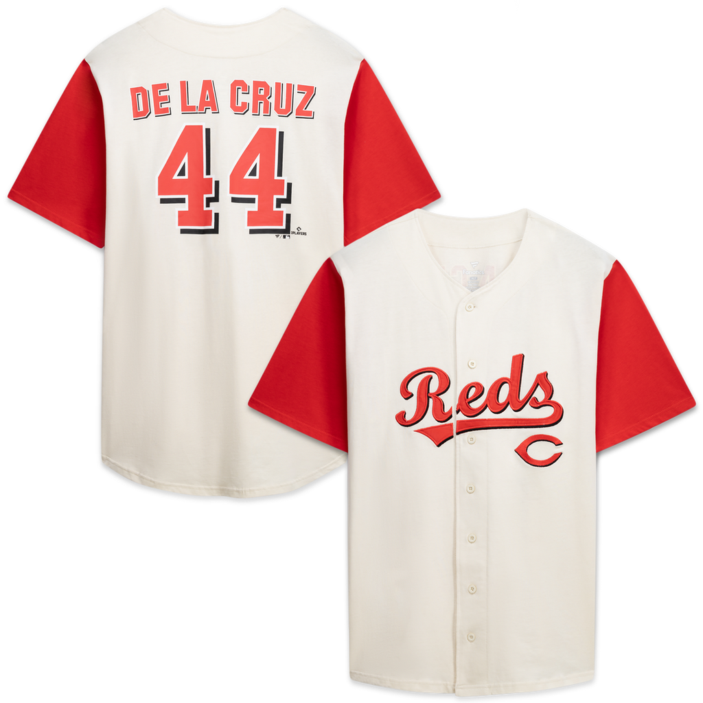 Cincinnati Reds Profile Big & Tall Two - Color Fashion Jersey - Cream/Red