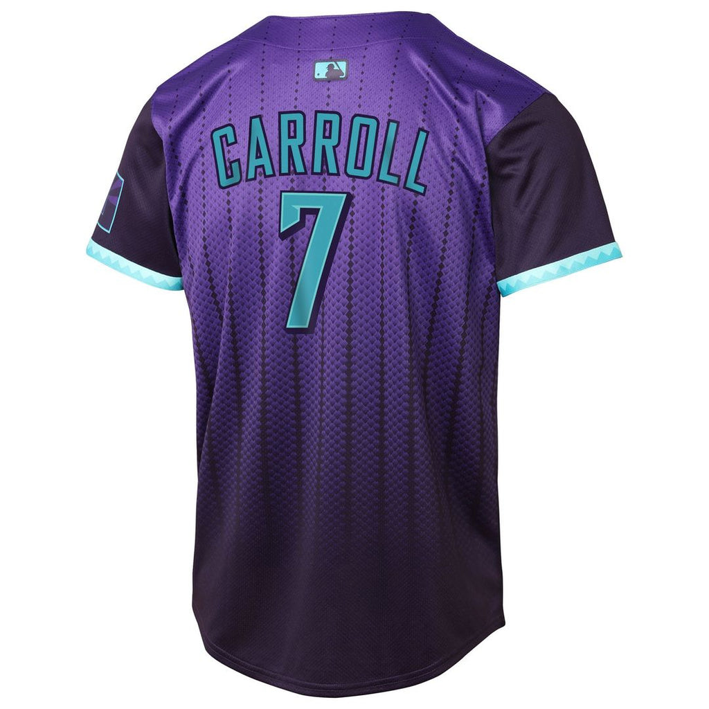 Arizona Diamondbacks Corbin Carroll Nike Youth 2025 City Connect Limited Player Jersey - Purple