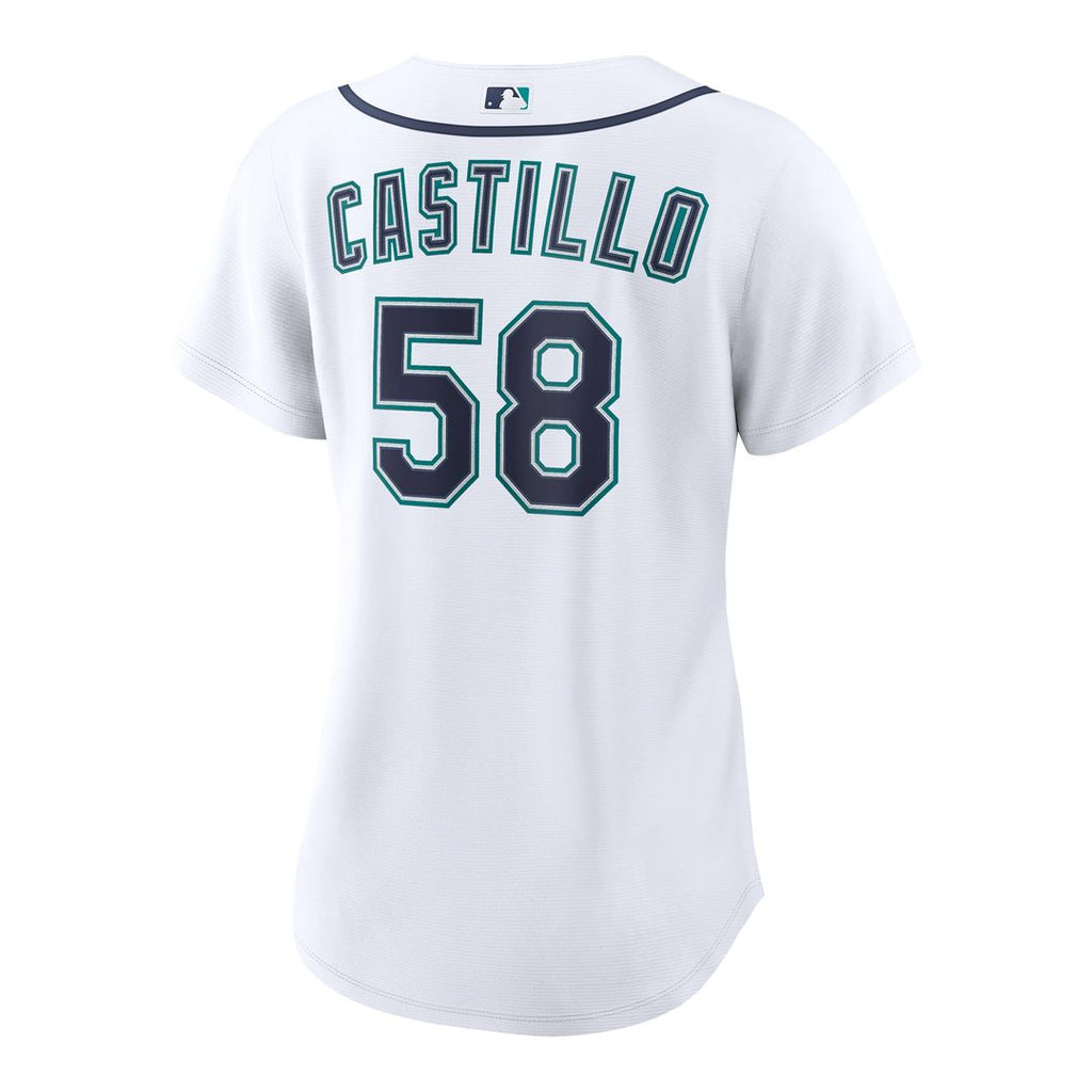Seattle Mariners Luis Castillo Nike Women's Home Replica Jersey - White
