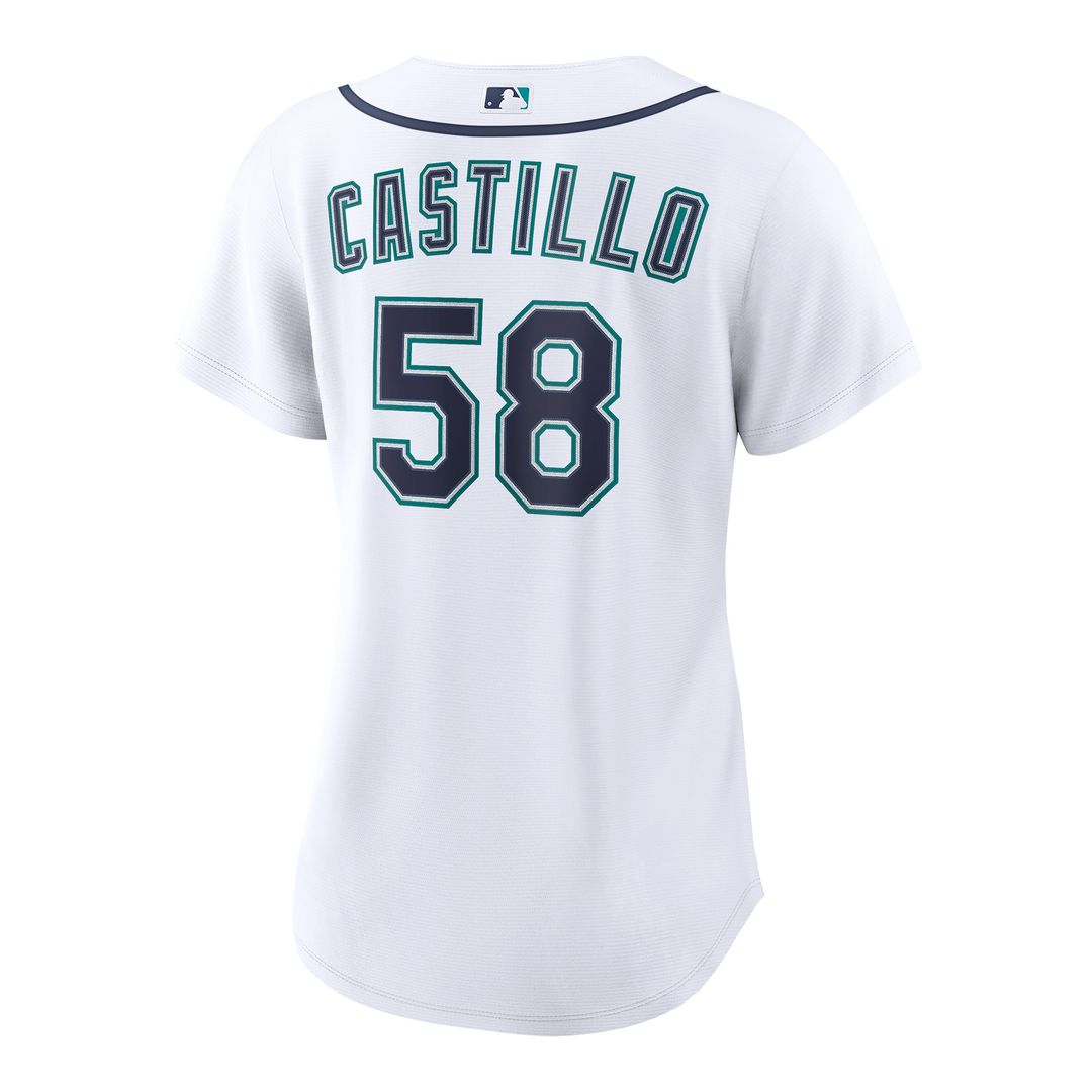 Seattle Mariners Luis Castillo Nike Women's Home Replica Jersey - White