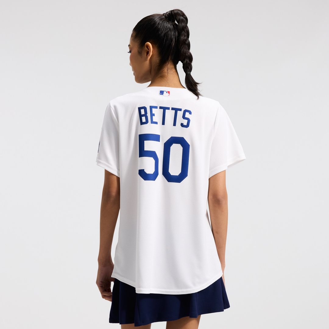 Los Angeles Dodgers Mookie Betts Nike Women's Home Stadium Jersey - White