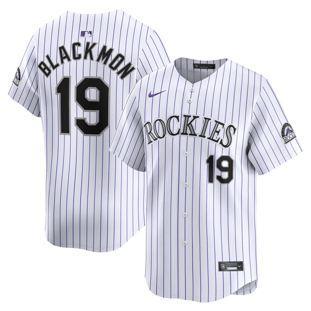 Colorado Rockies Charlie Blackmon Nike Youth Home Limited Player Jersey - White