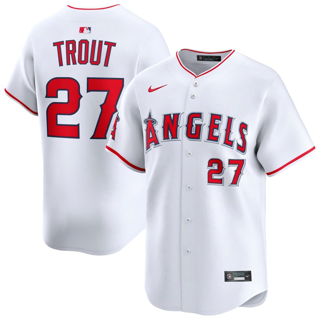 Los Angeles Angels Mike Trout Nike Alternate Limited Player Jersey - Red