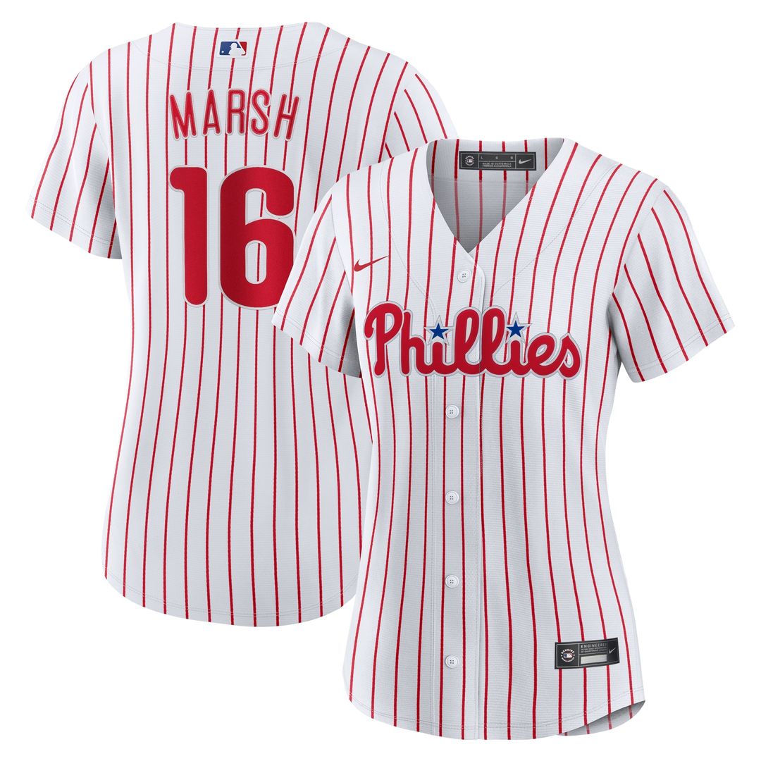 Philadelphia Phillies Brandon Marsh Nike Women's Home Replica Jersey - White
