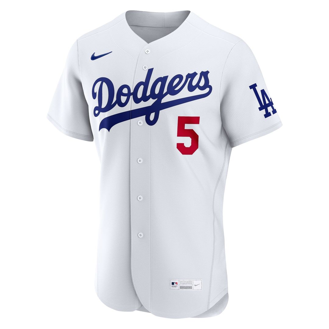 Los Angeles Dodgers Freddie Freeman Nike Home Authentic Jersey - White