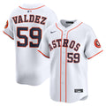 Houston Astros Framber Valdez Nike Home Limited Player Jersey - White