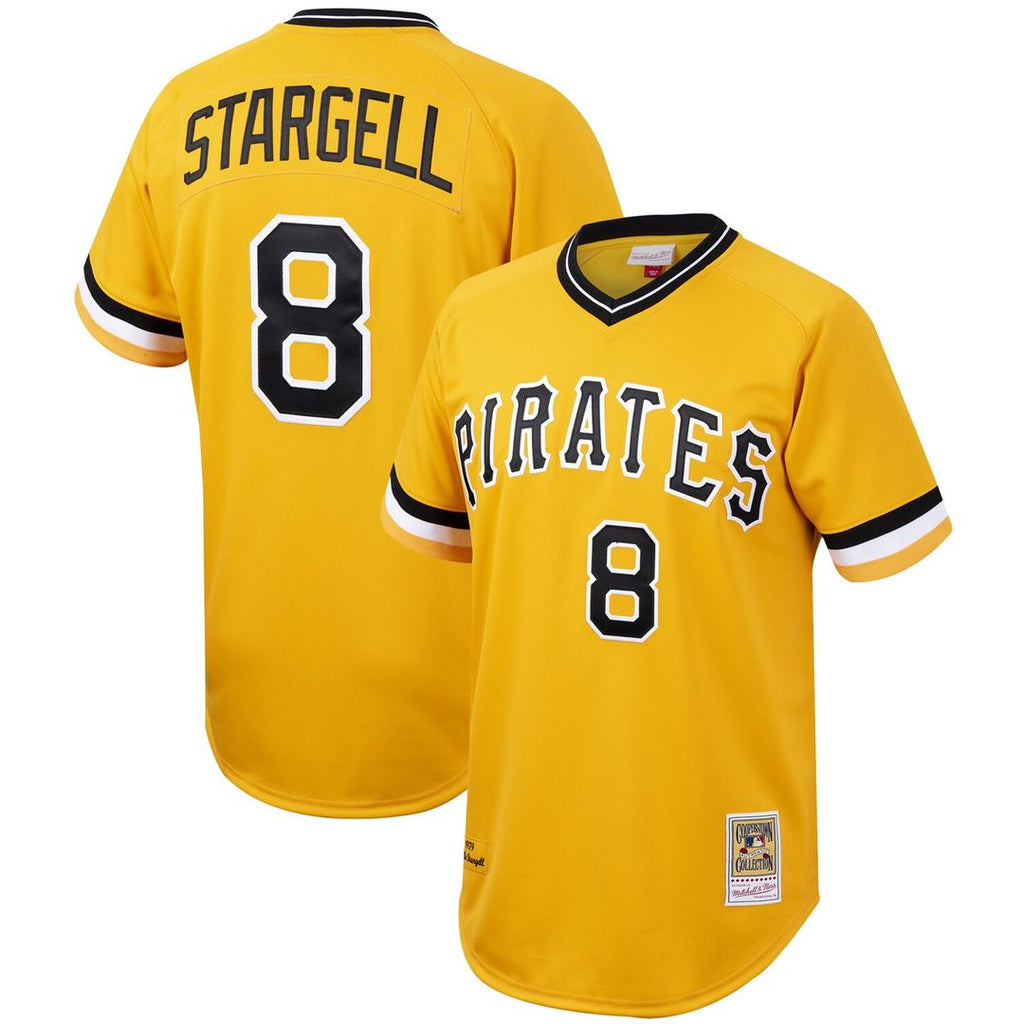 Pittsburgh Pirates Willie Stargell Mitchell & Ness Cooperstown Authentic Jersey - Gold