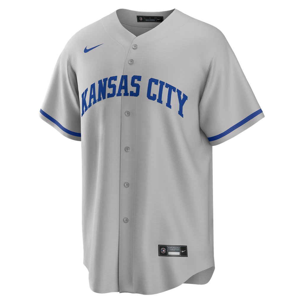 Kansas City Royals Bobby Witt Jr. Nike Road Replica Jersey - Gray