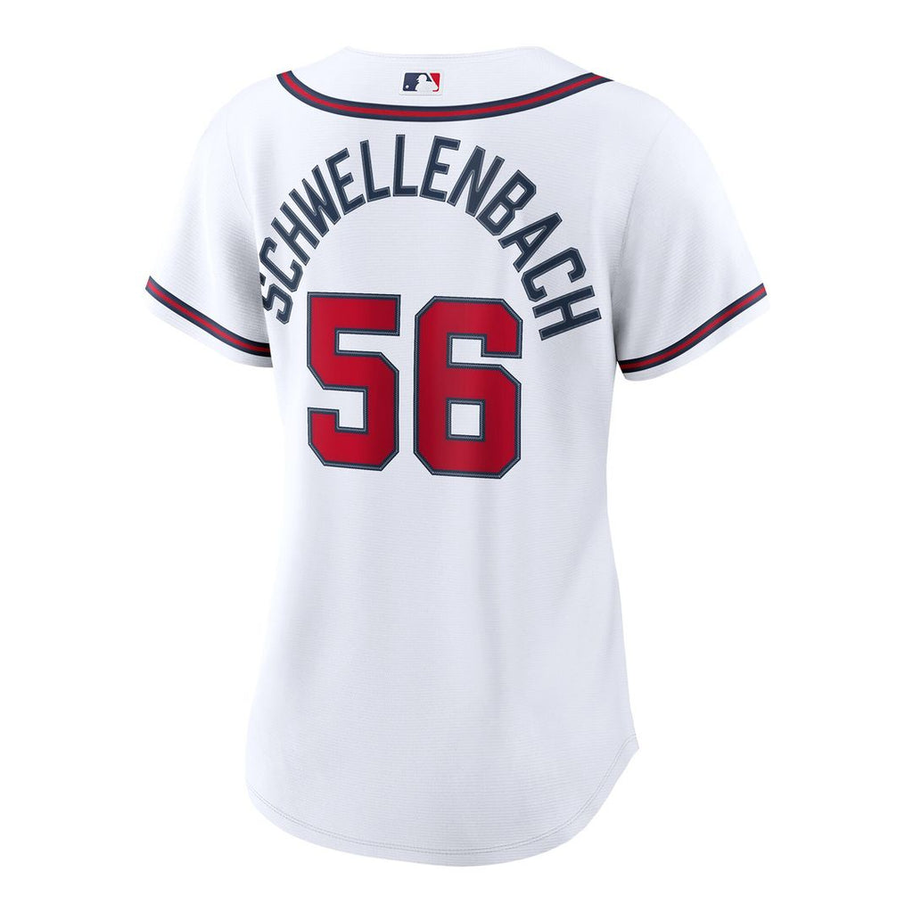 Atlanta Braves Spencer Schwellenbach Nike Women's Home Replica Jersey - White