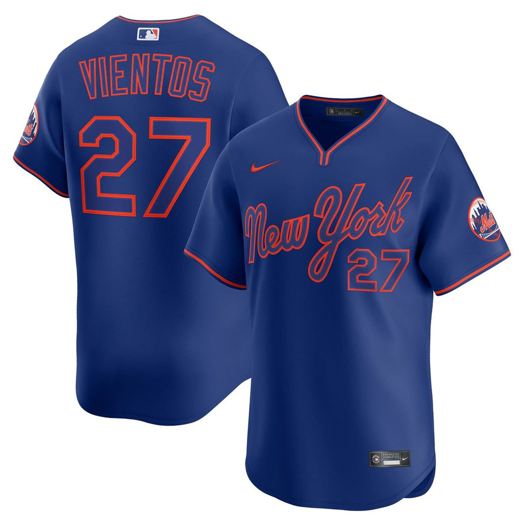 New York Mets Mark Vientos Nike Alternate Limited Player Jersey - Royal