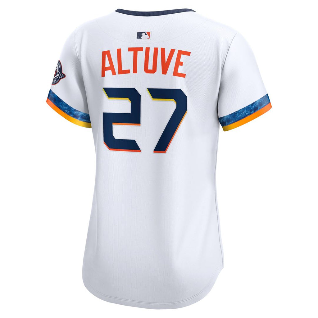 Houston Astros Jose Altuve Nike Women's 2025 City Connect Limited Jersey - White