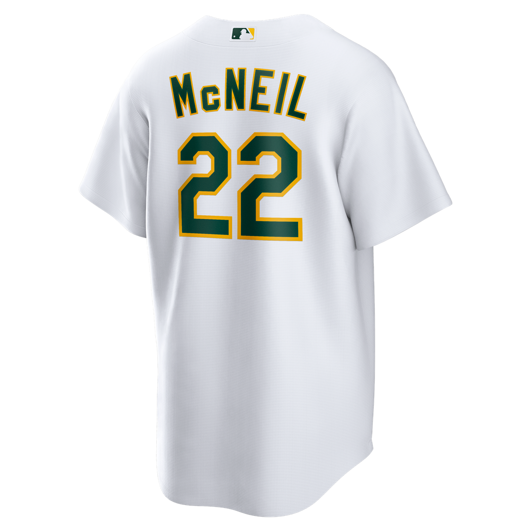 Athletics Jeff McNeil Nike Home Replica Jersey - White
