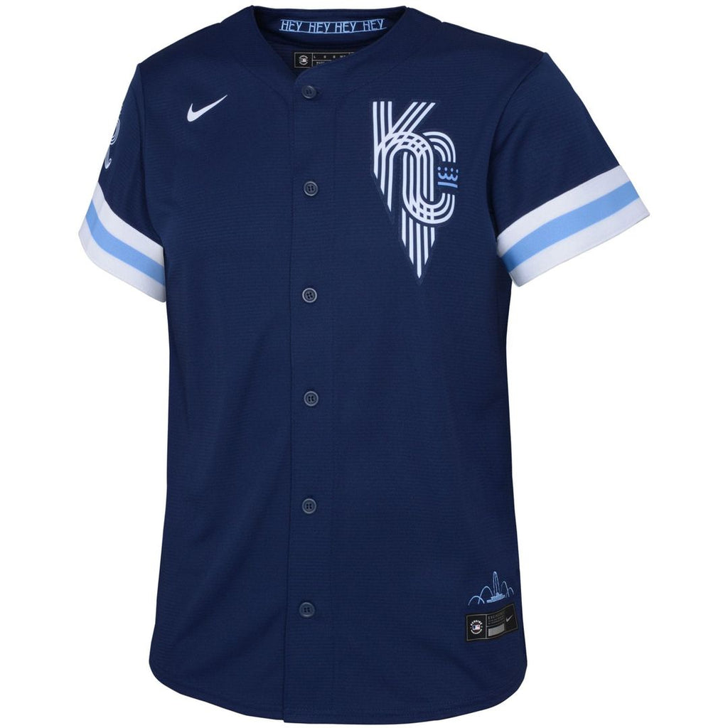 Kansas City Royals Salvador Perez Nike Toddler City Connect Replica Player Jersey - Navy