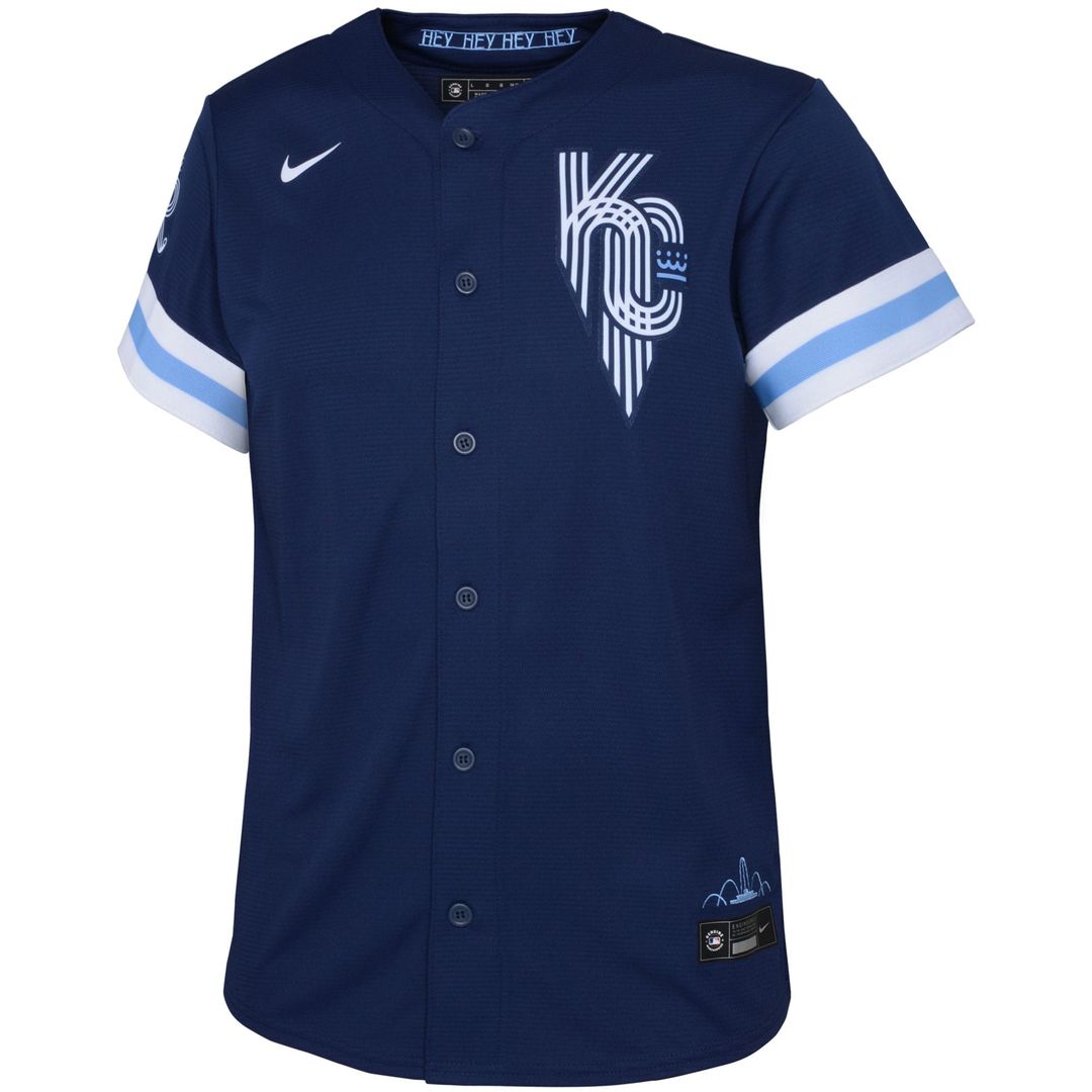 Kansas City Royals Salvador Perez Nike Toddler City Connect Replica Player Jersey - Navy