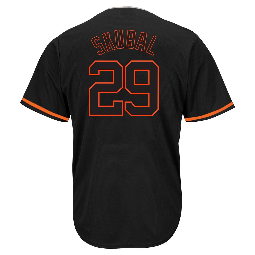 Detroit Tigers Tarik Skubal Profile Big & Tall Pop Fashion Jersey - Black