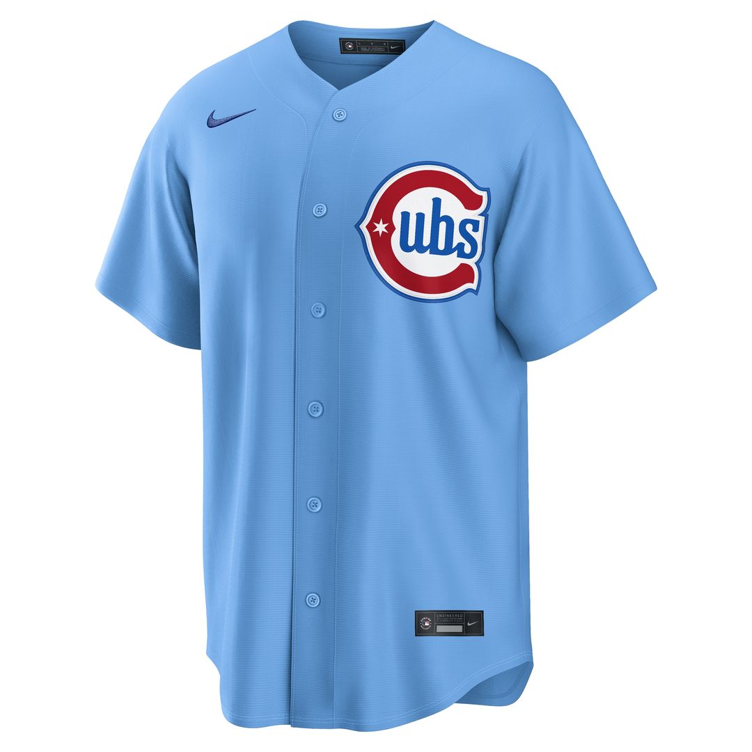 Chicago Cubs Pete Crow - Armstrong Nike Alternate Replica Jersey - Light Blue