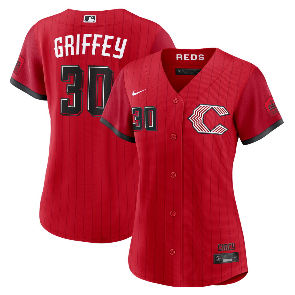 Cincinnati Reds Ken Griffey Jr. Nike Women's 2026 City Connect Stadium Jersey - Red