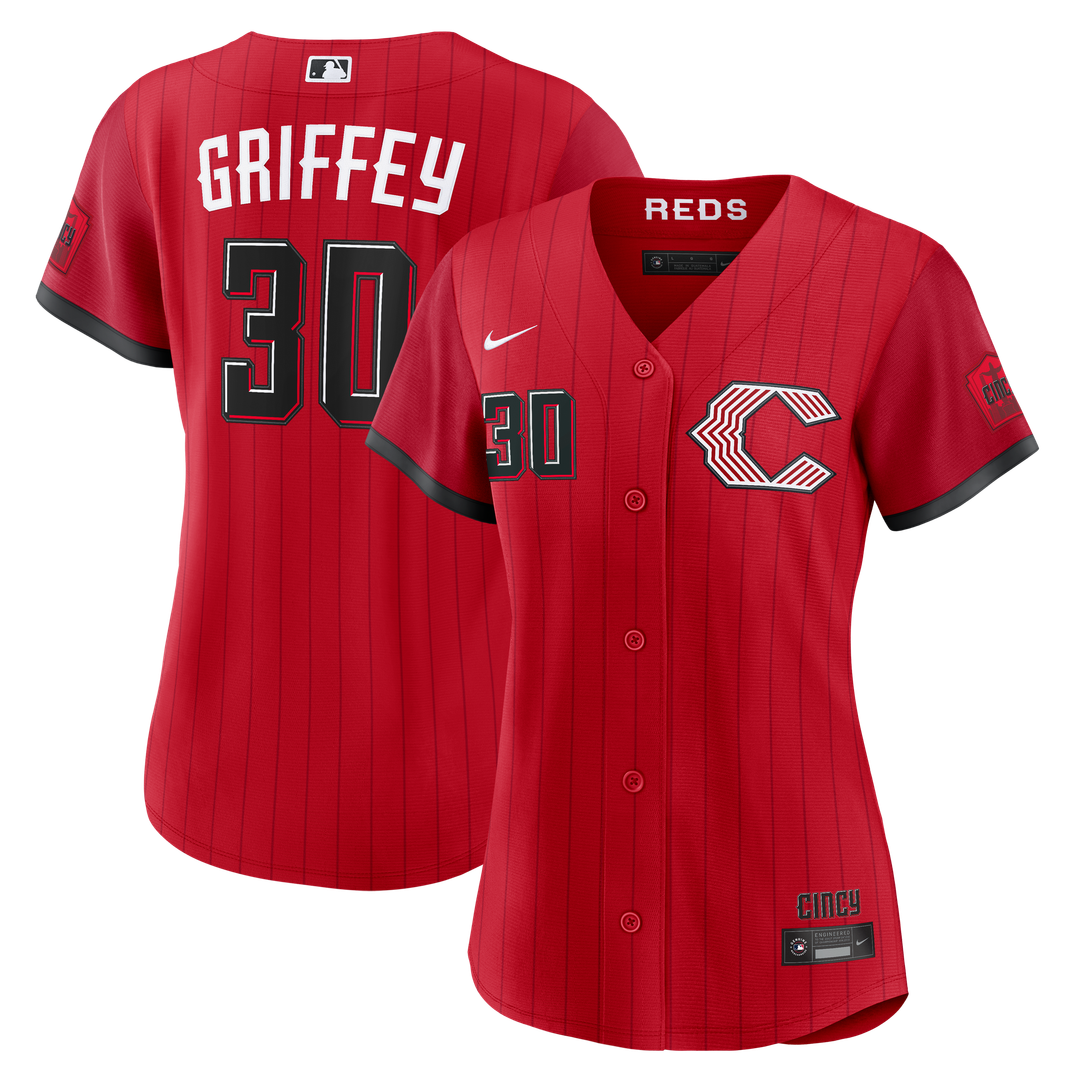Cincinnati Reds Ken Griffey Jr. Nike Women's 2026 City Connect Stadium Jersey - Red