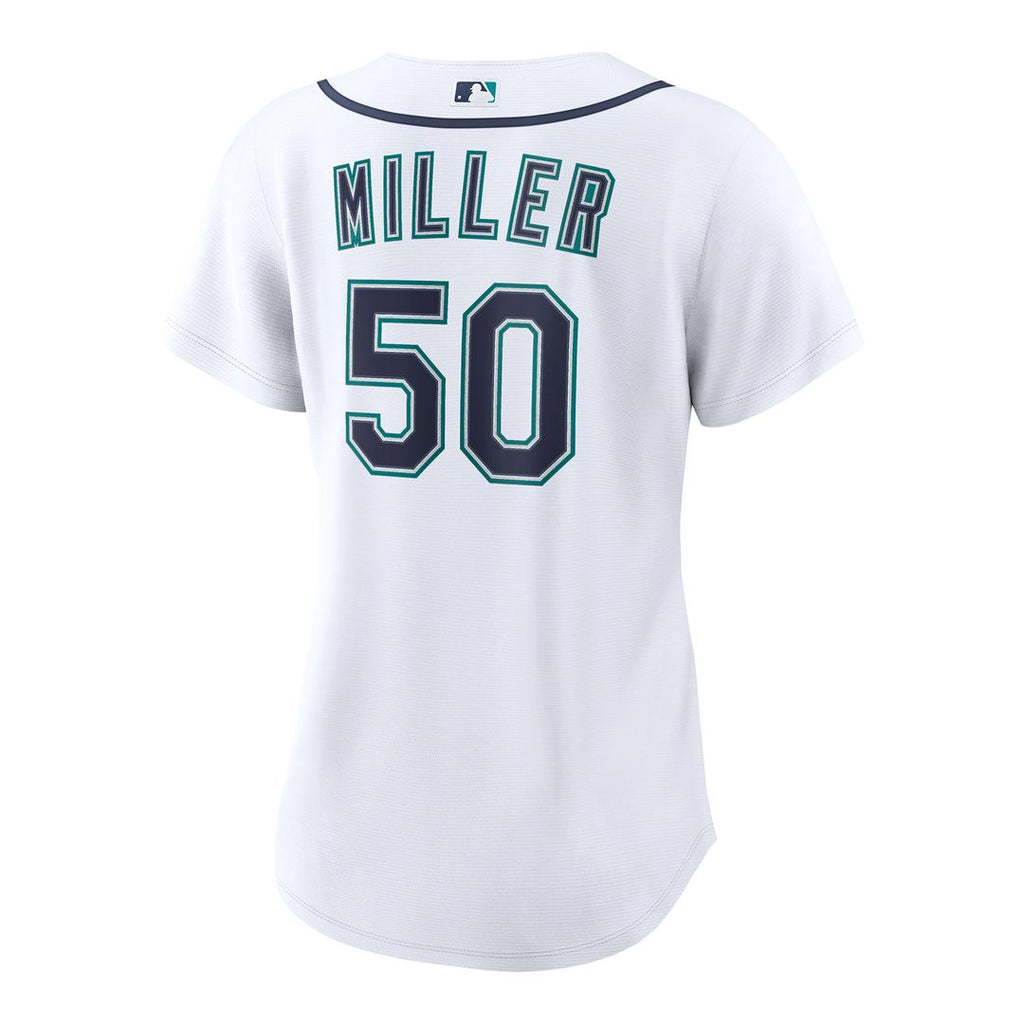 Seattle Mariners Bryce Miller Nike Women's Home Replica Jersey - White