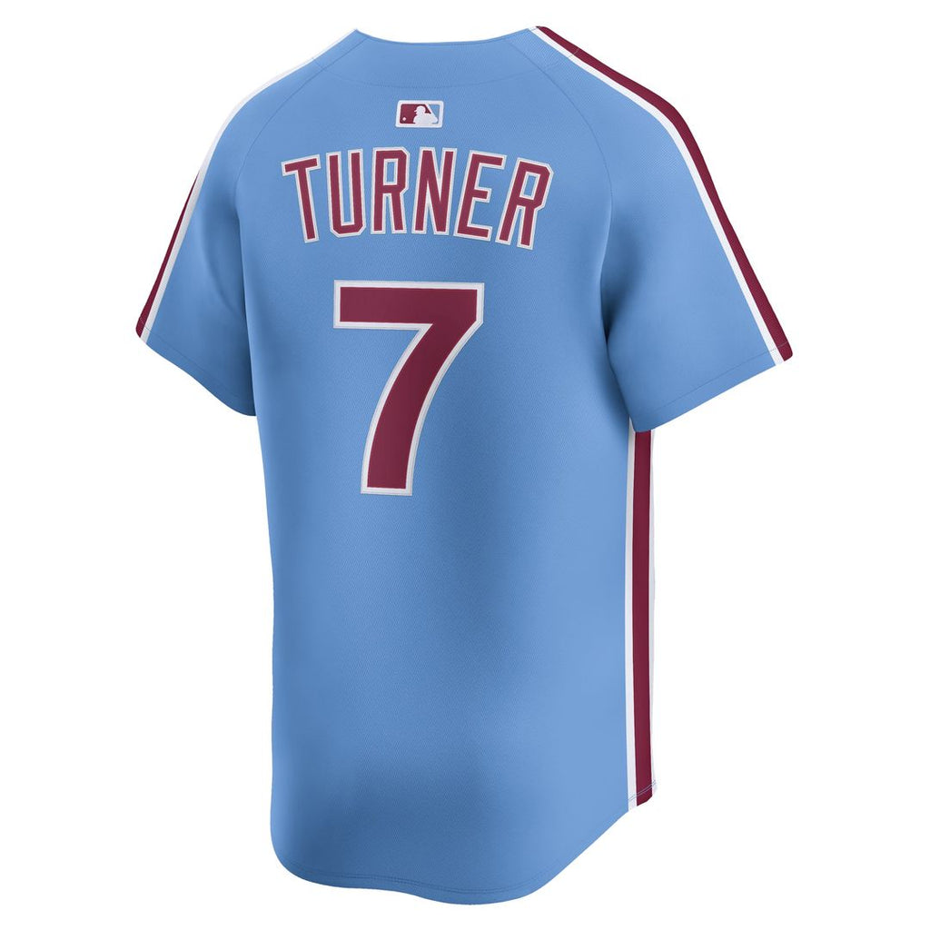 Philadelphia Phillies Trea Turner Nike Alternate Limited Player Jersey - Light Blue
