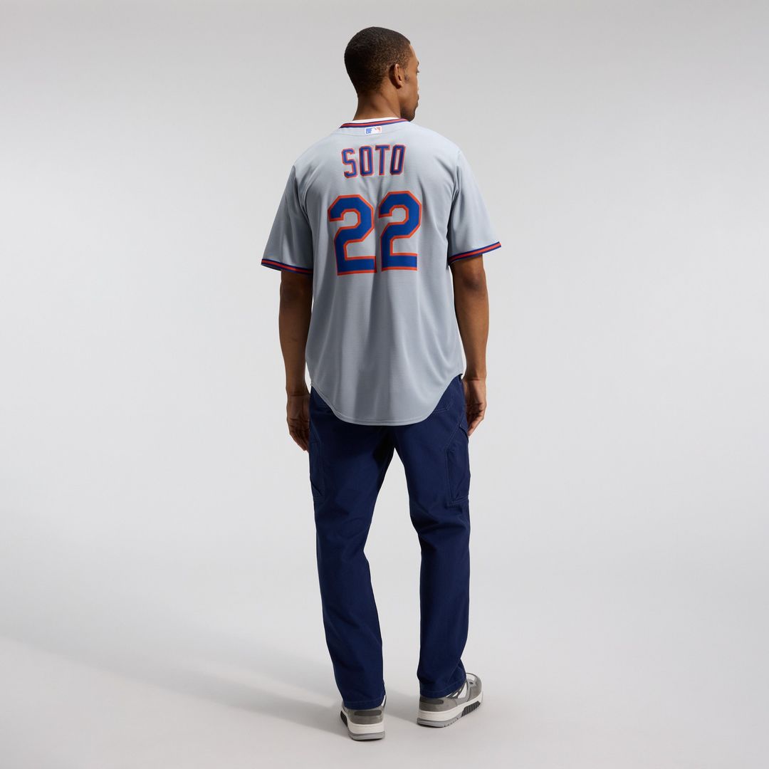 New York Mets Juan Soto Nike Road Replica Jersey - Gray