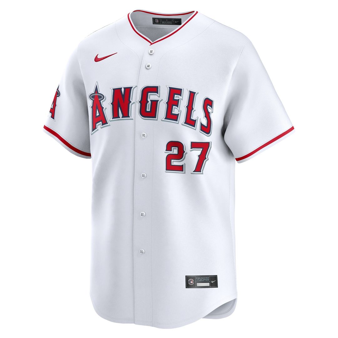 Los Angeles Angels Mike Trout Nike Youth Home Limited Player Jersey - White