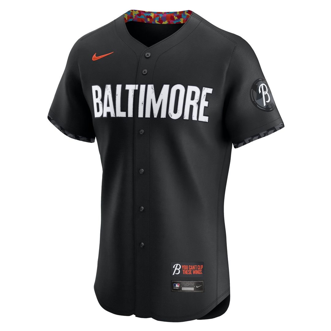 Baltimore Orioles Nike City Connect Elite Jersey - Black