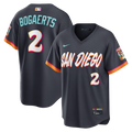 San Diego Padres Xander Bogaerts Nike 2026 City Connect Stadium Jersey - Obsidian