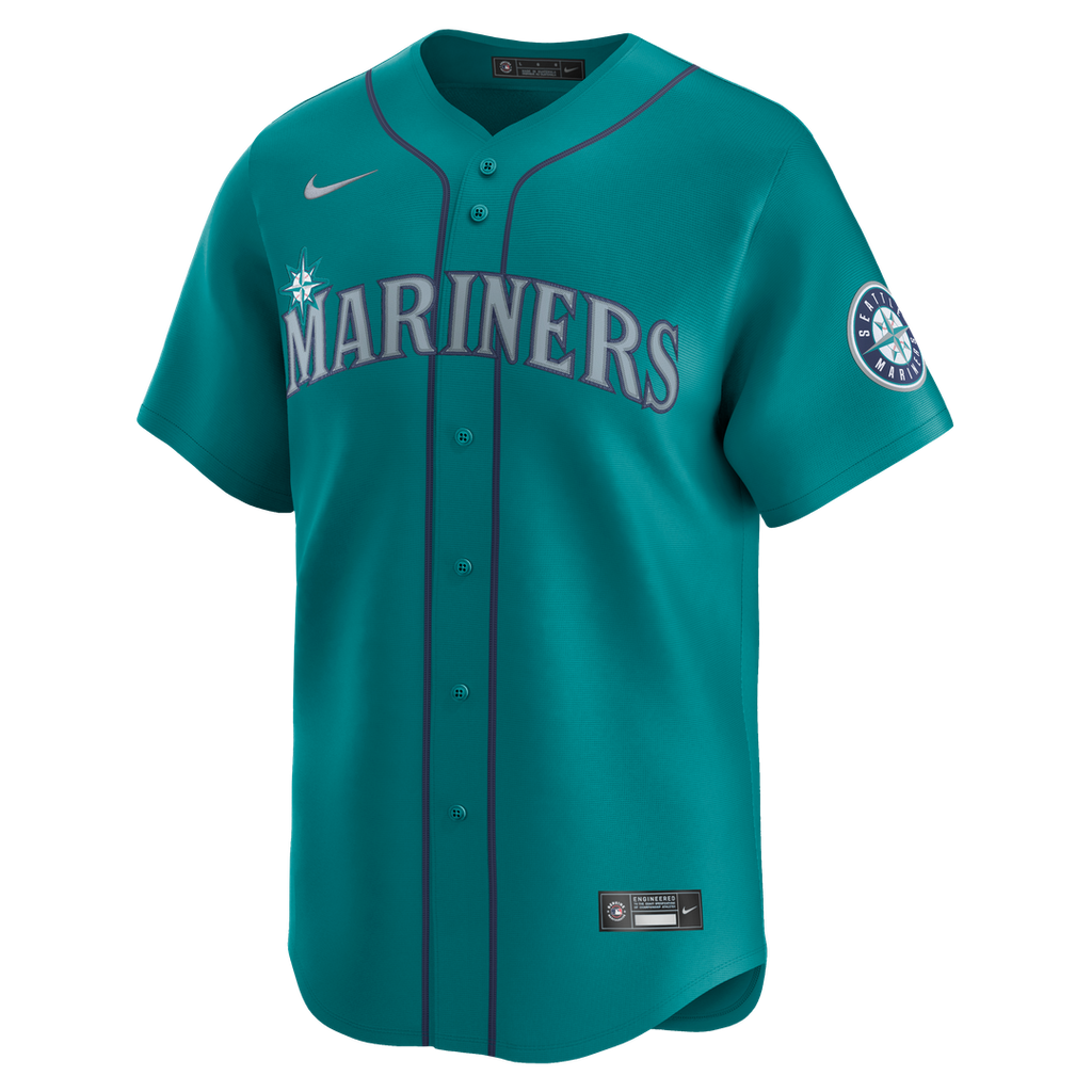 Seattle Mariners Cal Raleigh Nike Alternate Limited Jersey - Teal