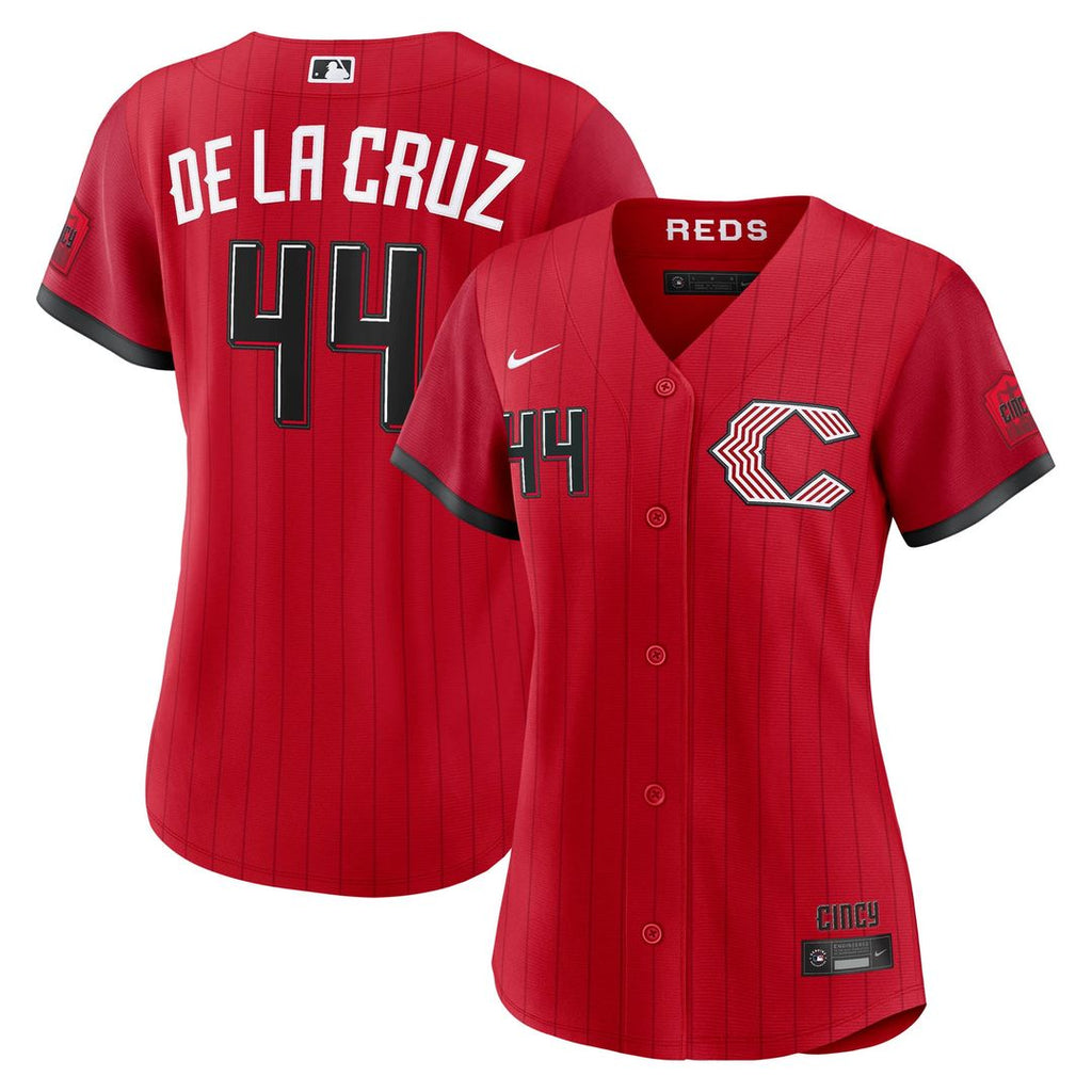 Cincinnati Reds Elly De La Cruz Nike Women's 2026 City Connect Stadium Jersey - Red