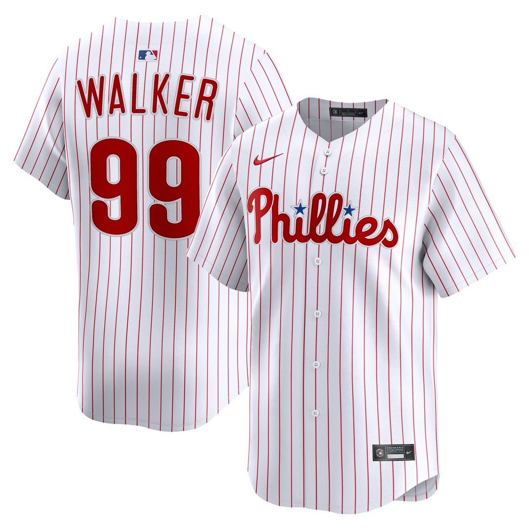 Philadelphia Phillies Taijuan Walker Nike Home Limited Player Jersey - White