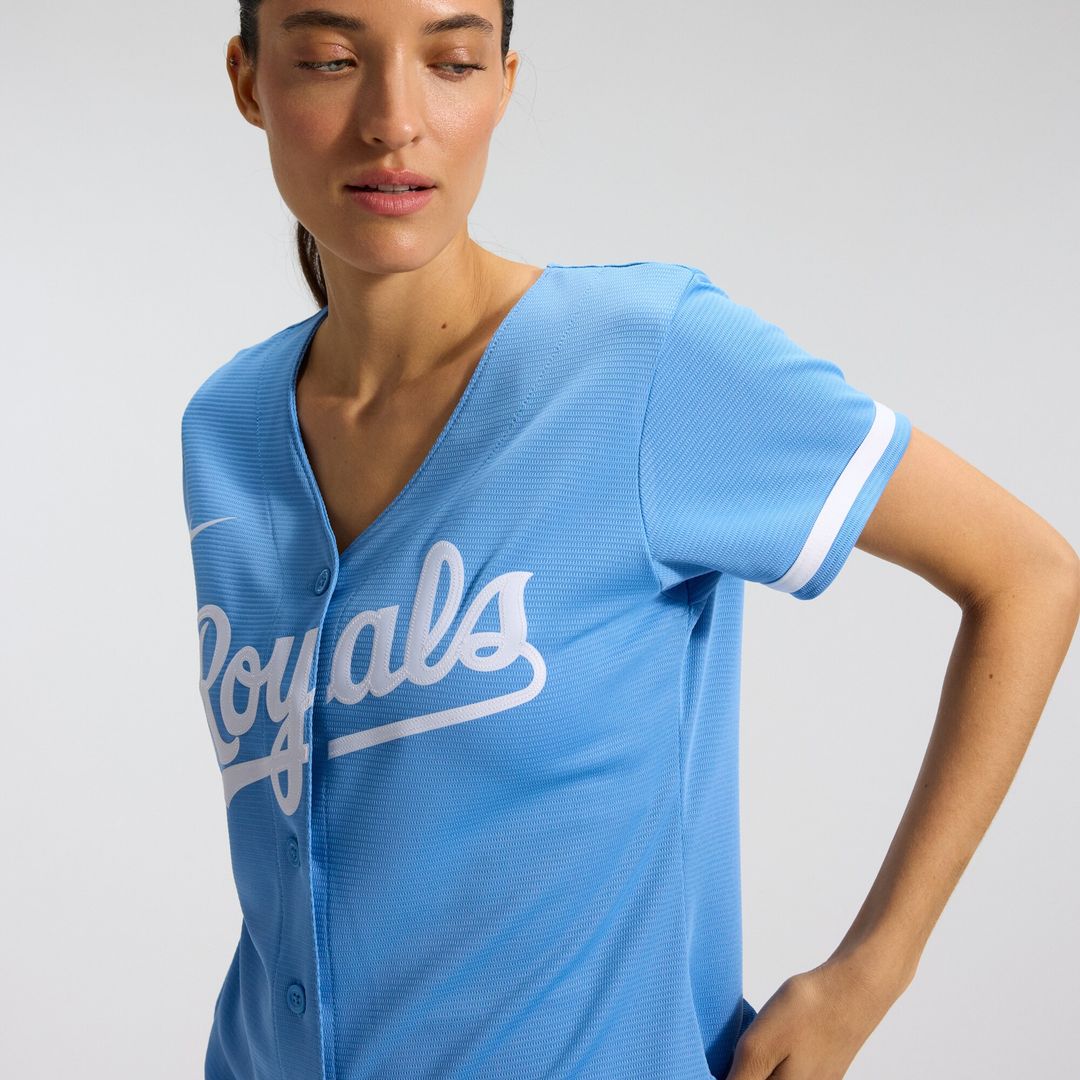 Kansas City Royals Nike Women's Alternate Replica Team Logo Jersey - Light Blue