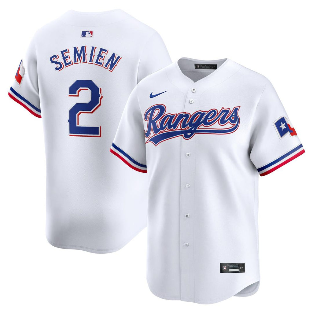 Texas Rangers Marcus Semien Nike Home Limited Player Jersey - White