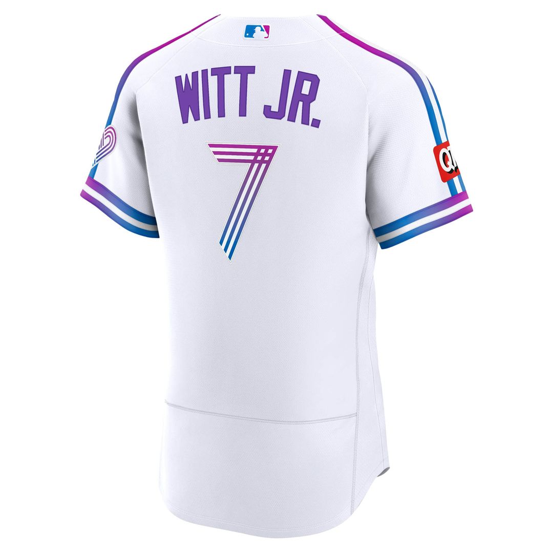 Kansas City Royals Bobby Witt Jr. Nike 2026 City Connect Authentic Sponsor Patch Jersey - White