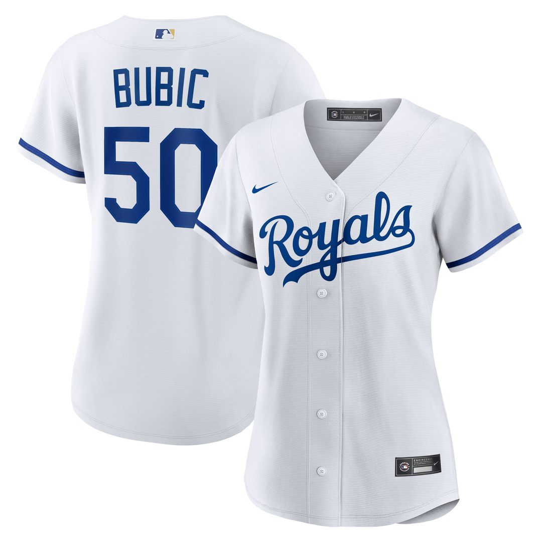 Kansas City Royals Kris Bubic Nike Women's Home Replica Jersey - White