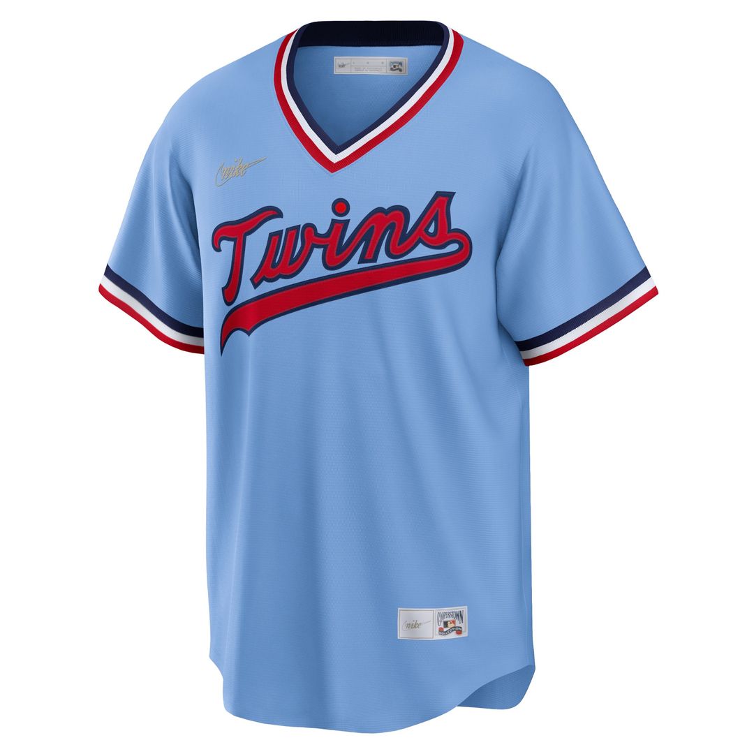 Minnesota Twins Nike Road Cooperstown Team Jersey - Light Blue