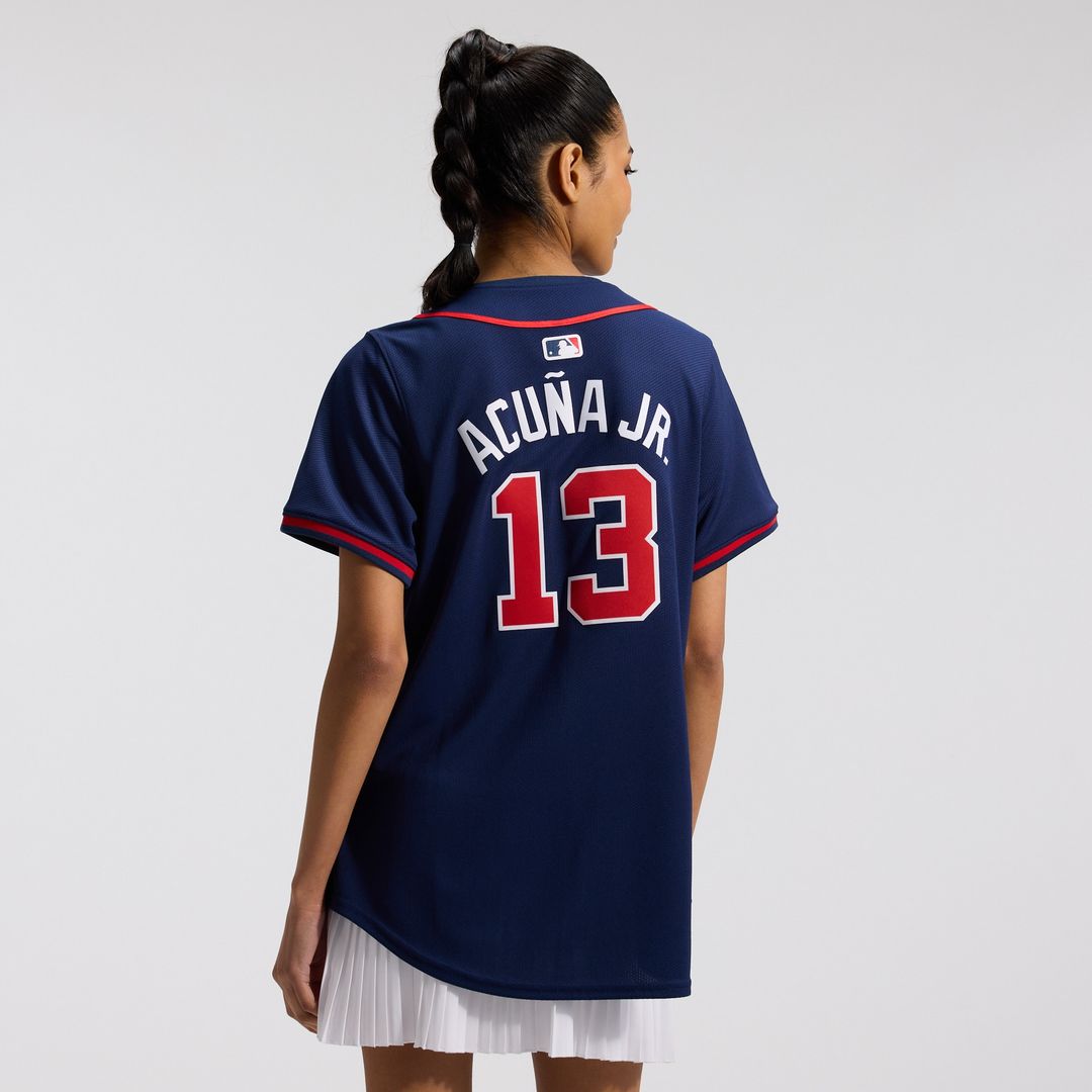 Atlanta Braves Ronald Acuña Jr. Nike Women's Alternate Limited Player Jersey – Navy