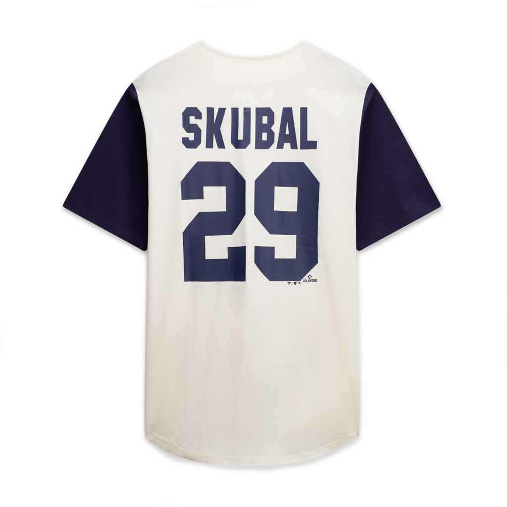 Detroit Tigers Profile Big & Tall Two - Color Fashion Jersey - Cream/Navy