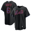 New York Mets Starling Marte Nike Alternate Replica Jersey - Black