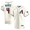 Arizona Diamondbacks Ketel Marte Nike Home Limited Player Jersey - Cream