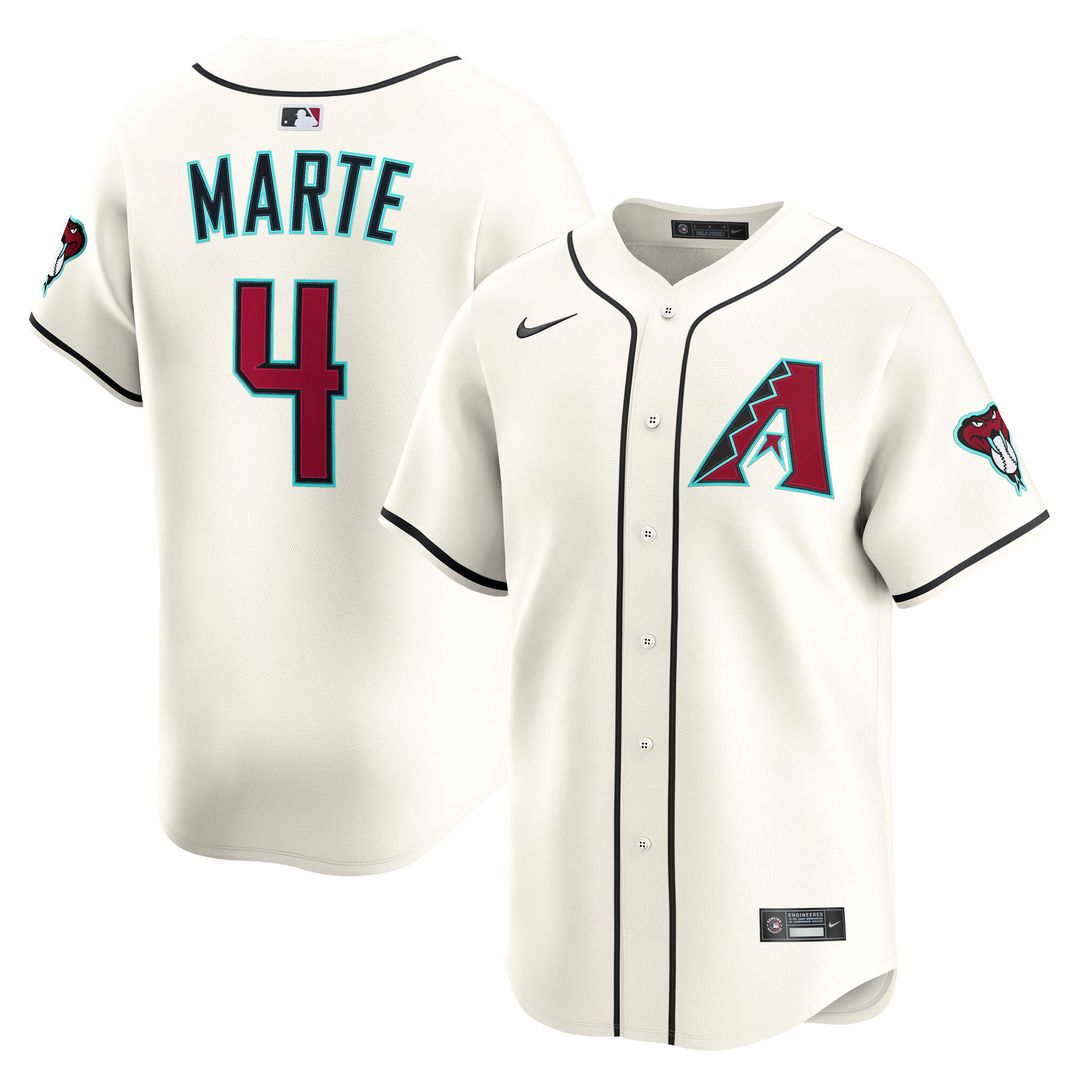 Arizona Diamondbacks Ketel Marte Nike Home Limited Player Jersey - Cream