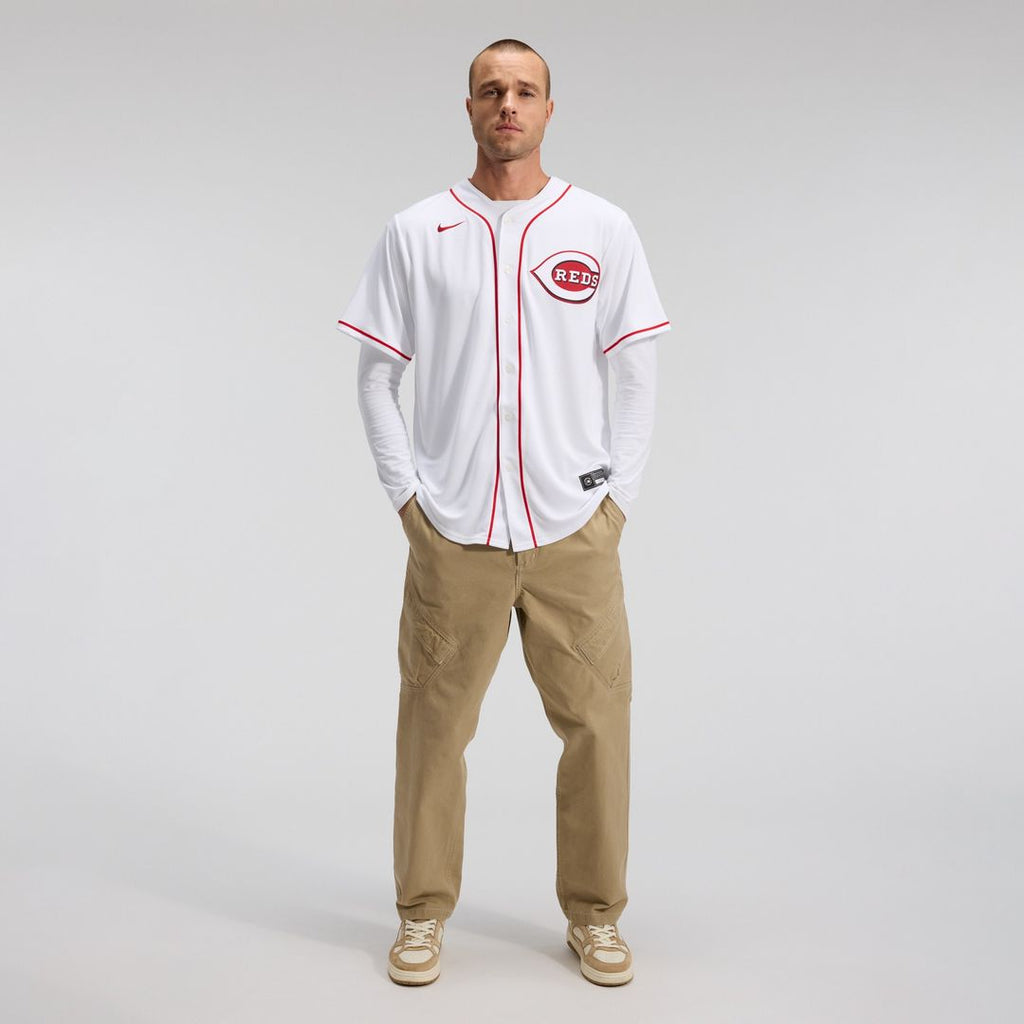 Cincinnati Reds Nike Home Replica Team Jersey - White