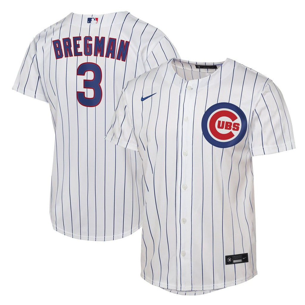 Chicago Cubs Alex Bregman Nike Youth Home Replica Jersey - White